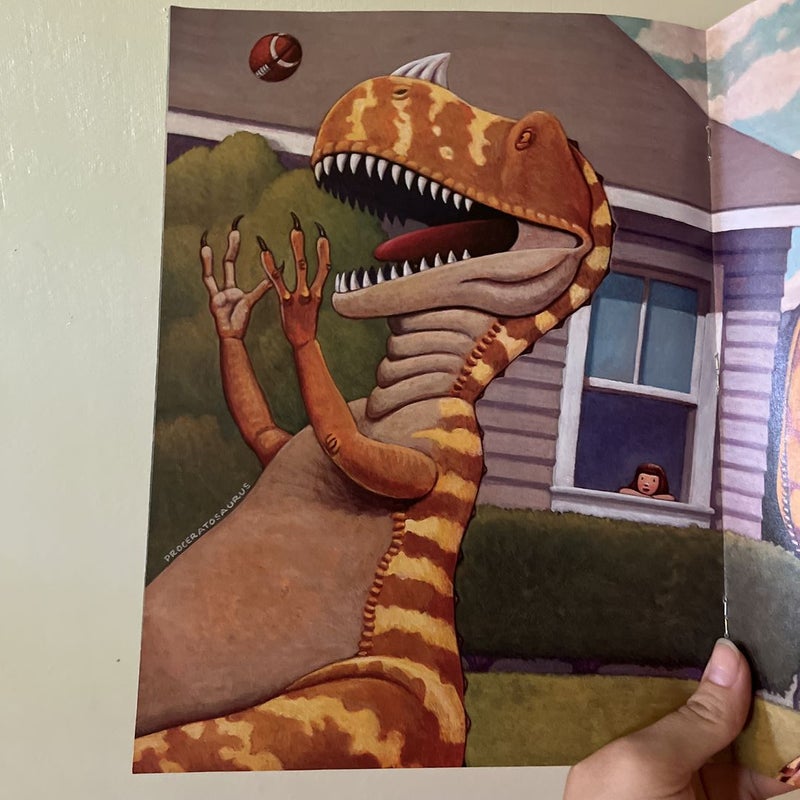 How do dinosaurs stay friends?