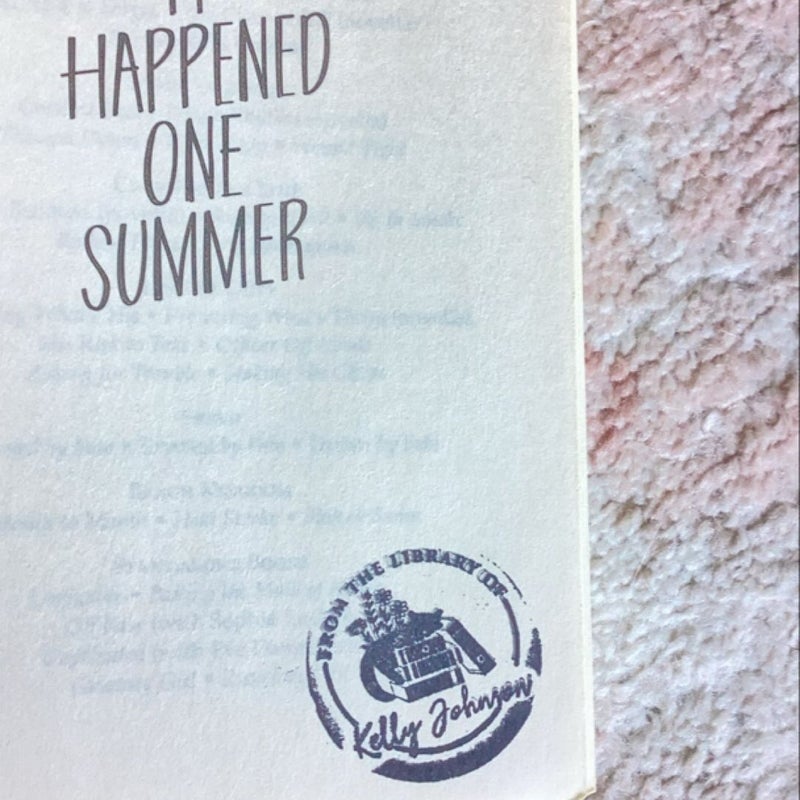 It Happened One Summer