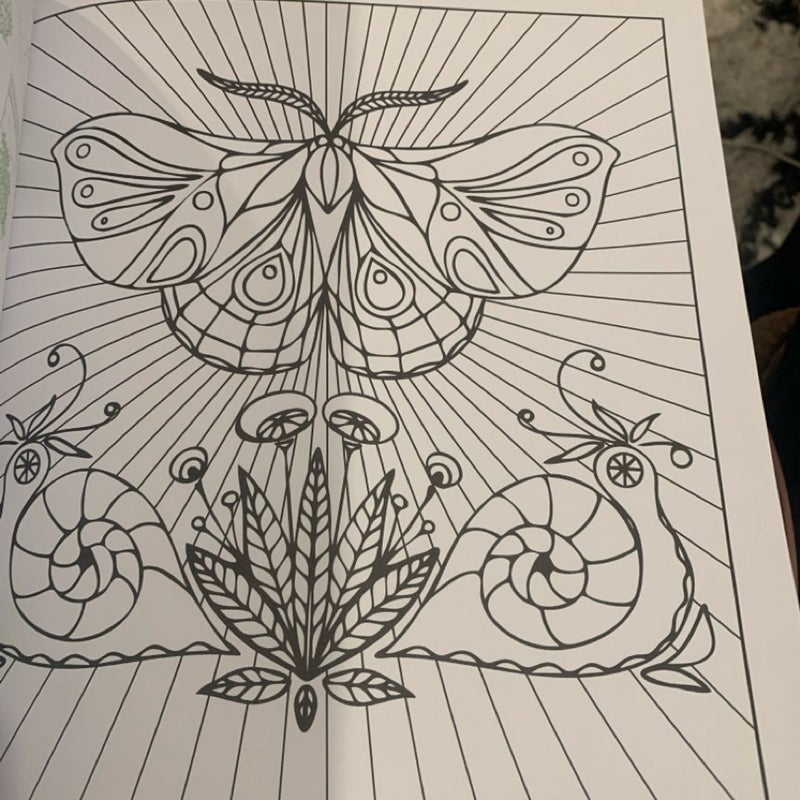 Weed Coloring Book