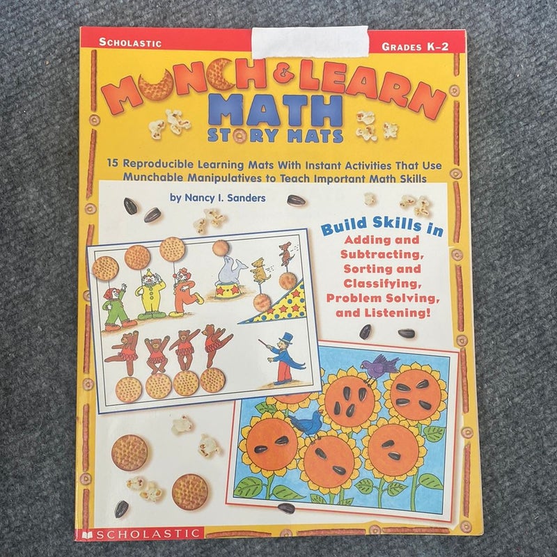 Munch and Learn Math Story Mats