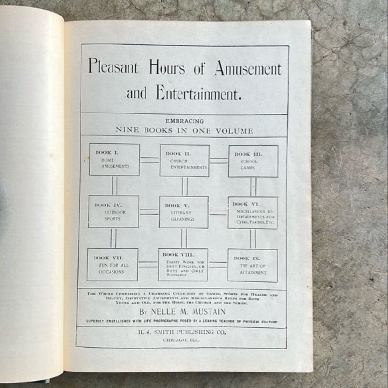 Pleasant Hours of Amusement and Entertainment (1902)