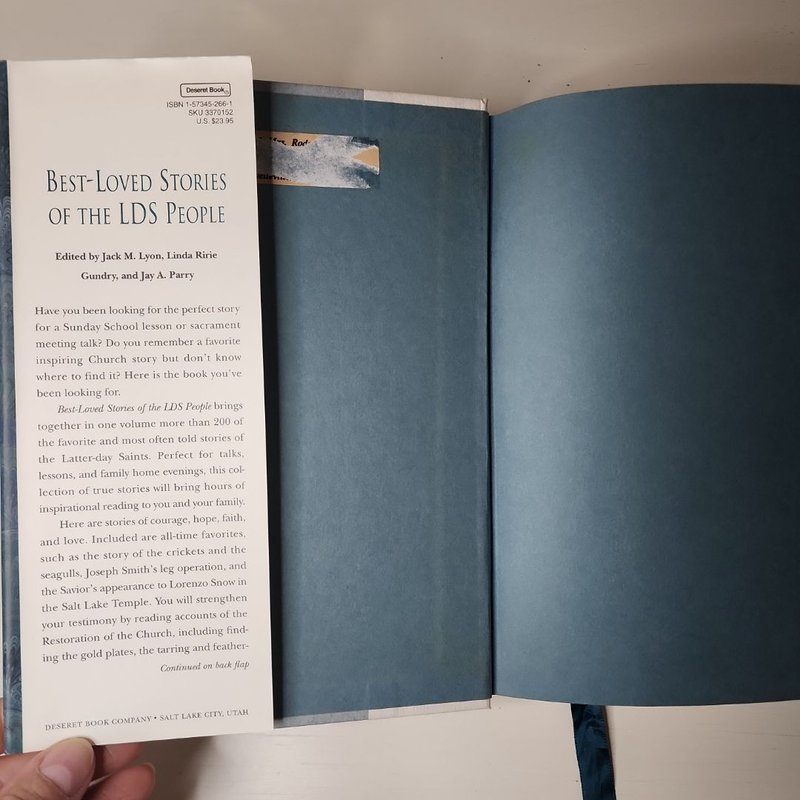 Best Loved Stories for LDS people by Donald Parry