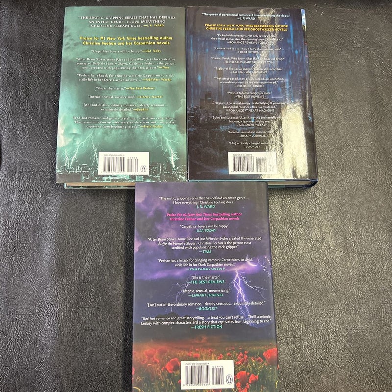 Christine Feehan 3 Hardcover Bundle