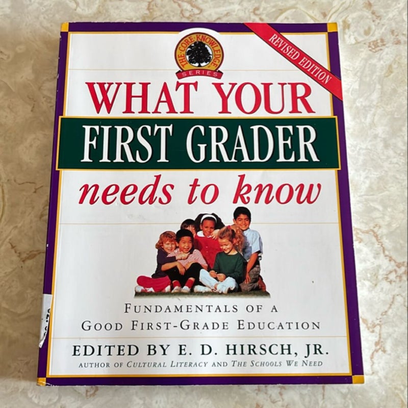 What Your First Grader Needs to Know