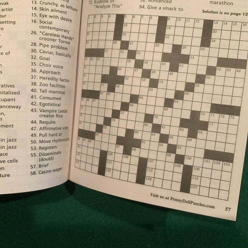 Dell’s Best easy CROSSWORDS