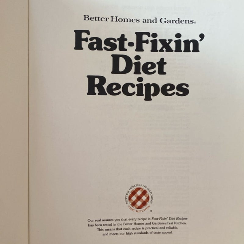 Fast-Fixin' Diet Recipes