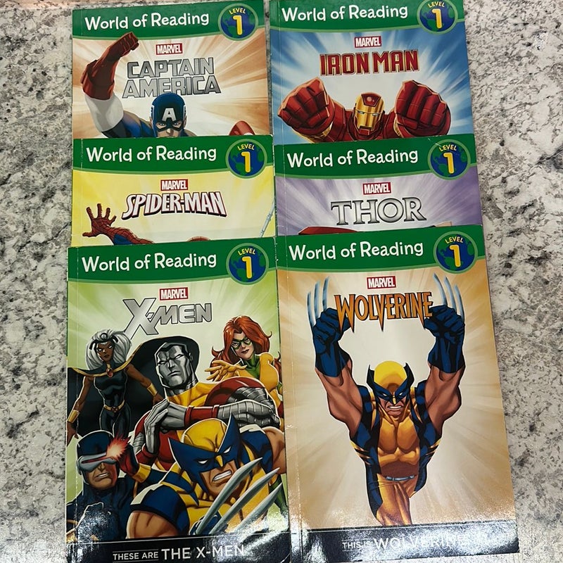 Marvel world of reading set