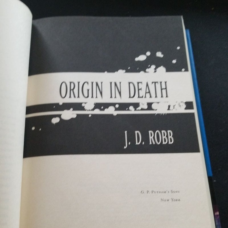 J.D. ROBB Origin on Death