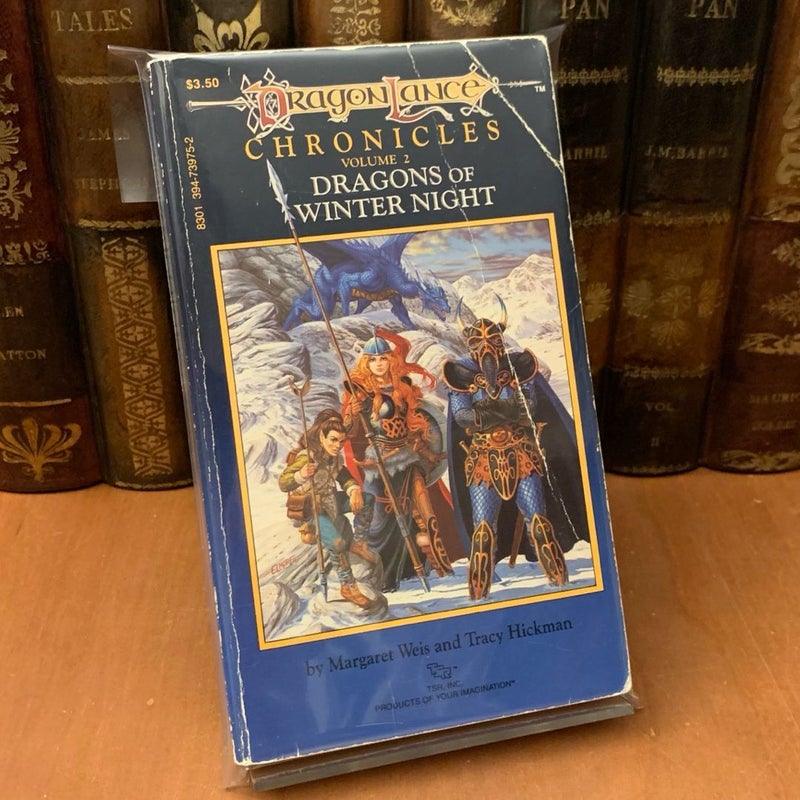 Vintage DragonLance: Dragons of Winter Night, Chronicles 2, 1985 First Edition First Printing