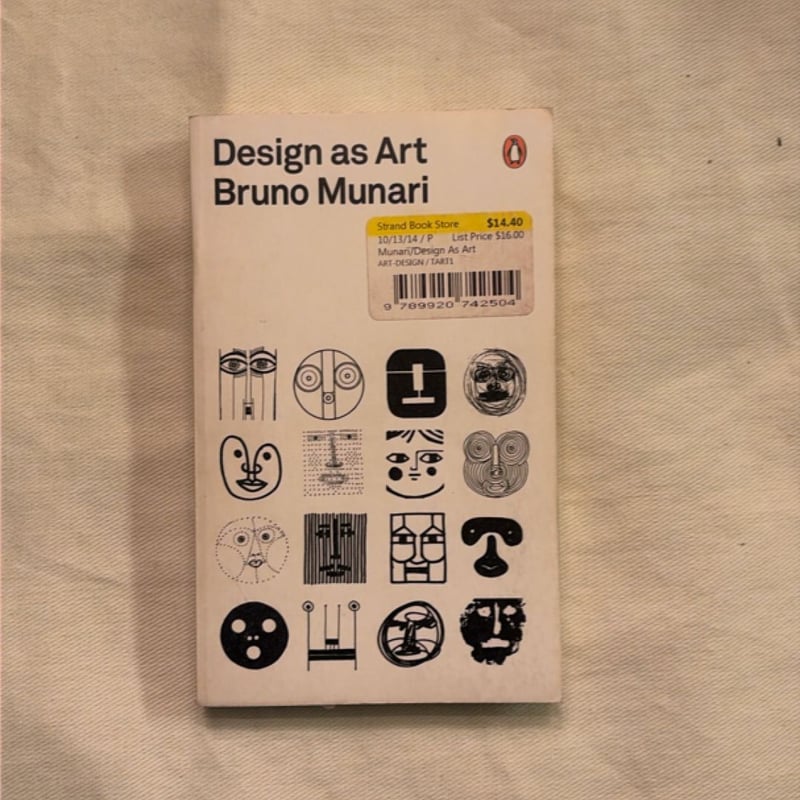 Design As Art by Bruno Munari