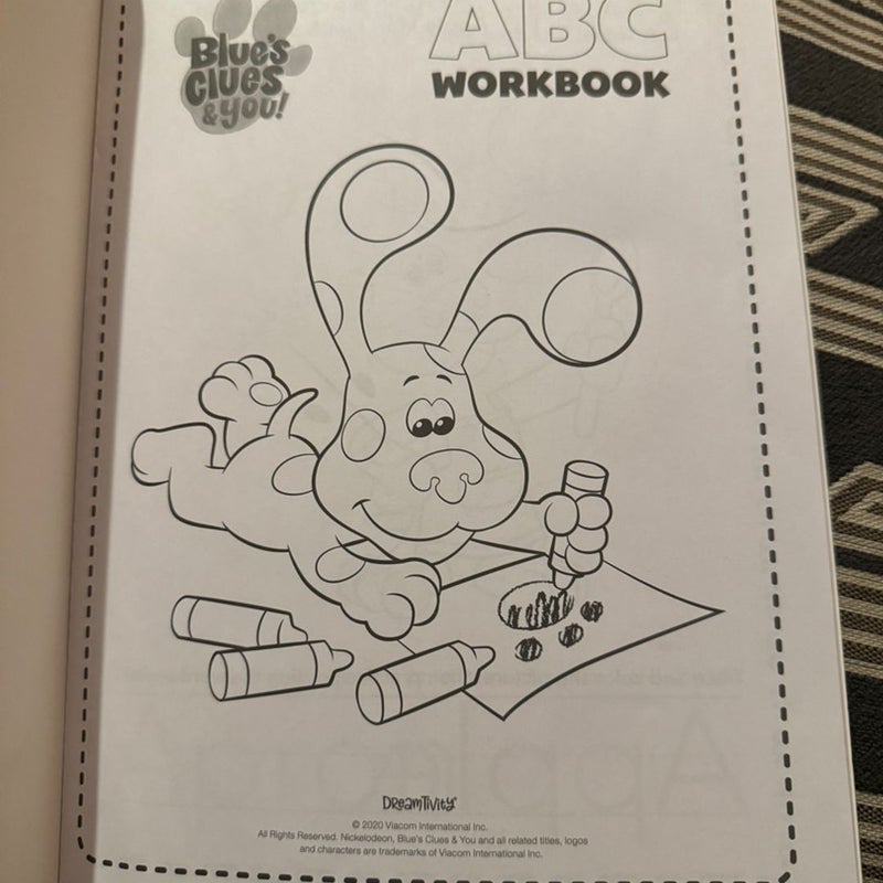 Blue's Clues Color n Trace with Crayons
