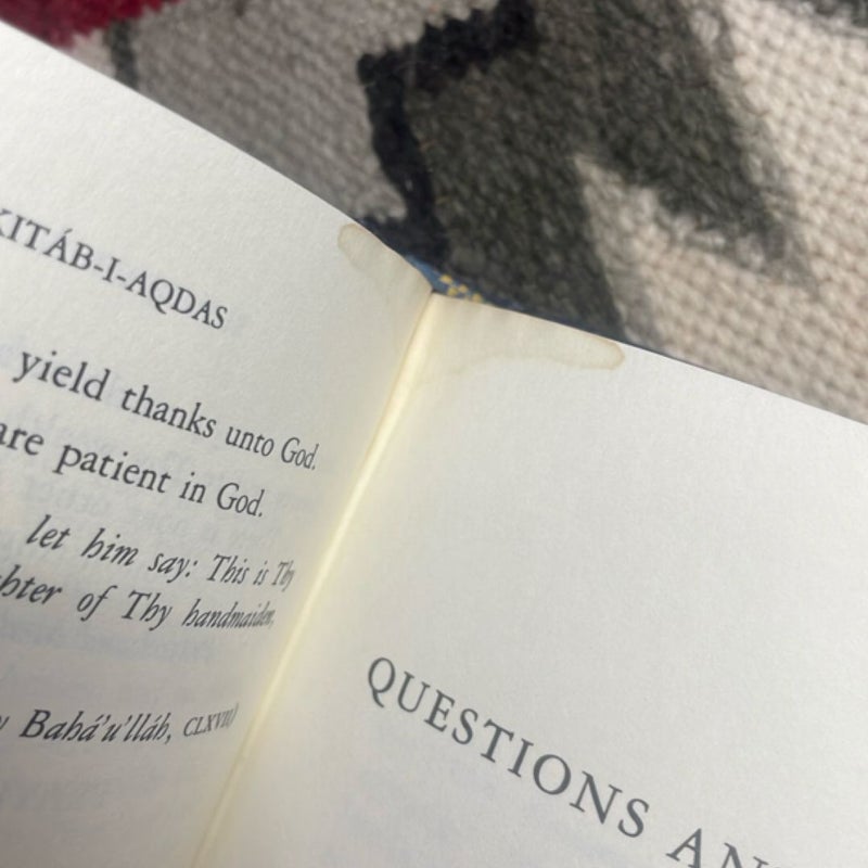 The Kitab-i-Aqdas - The Most Holy Book
