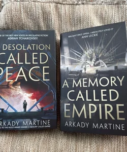 A Desolation Called Peace & a memory called empire broken binding signed