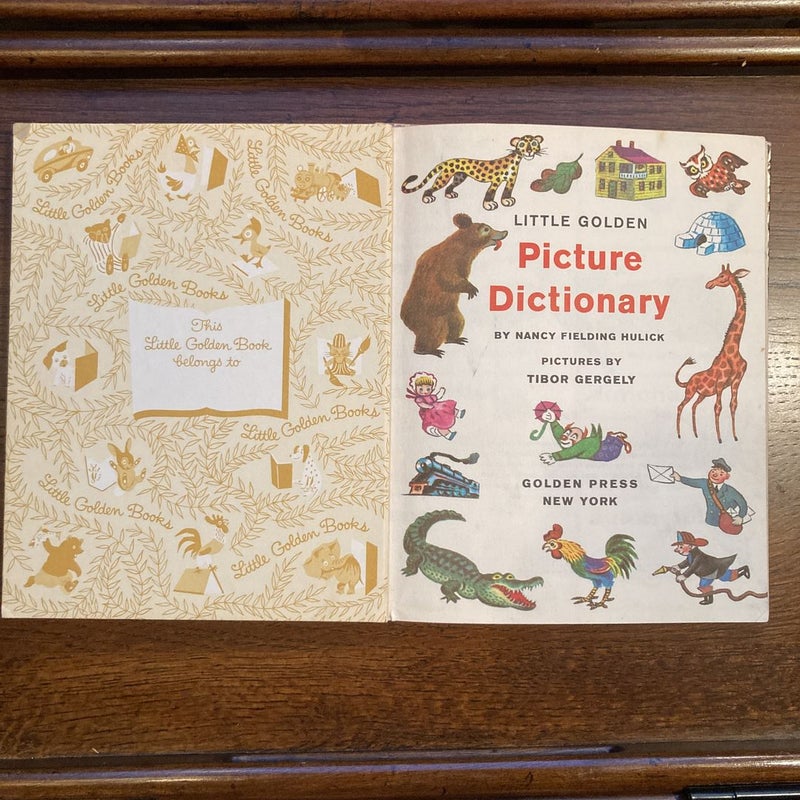 Little Golden Books Dictionary & Word Book