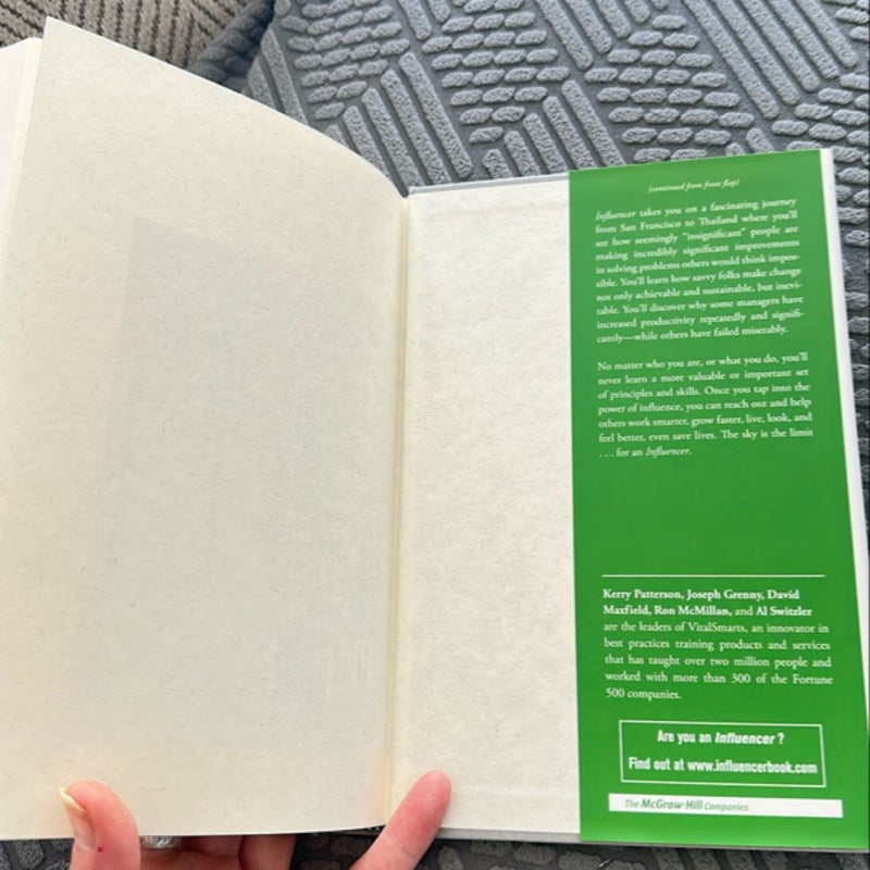Influencer: the Power to Change Anything, First Edition (Hardcover)