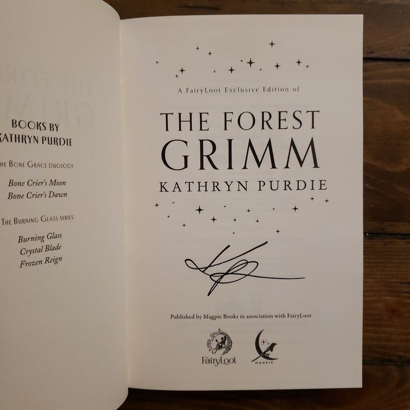 The Forest Grimm (signed Fairyloot edition)