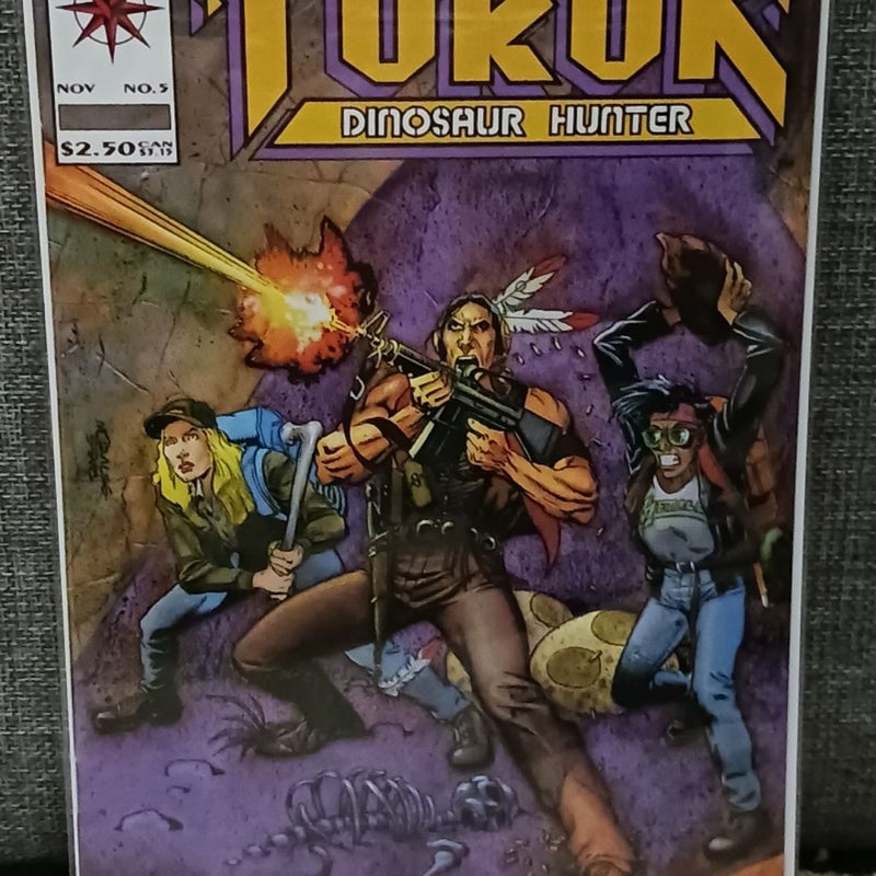 Lot of 5 Comic Books: Valiant: Turok Dinosaur Hunter #1-5