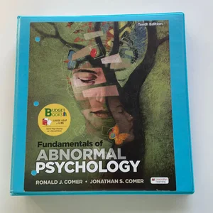 Loose-Leaf Version for Fundamentals of Abnormal Psychology