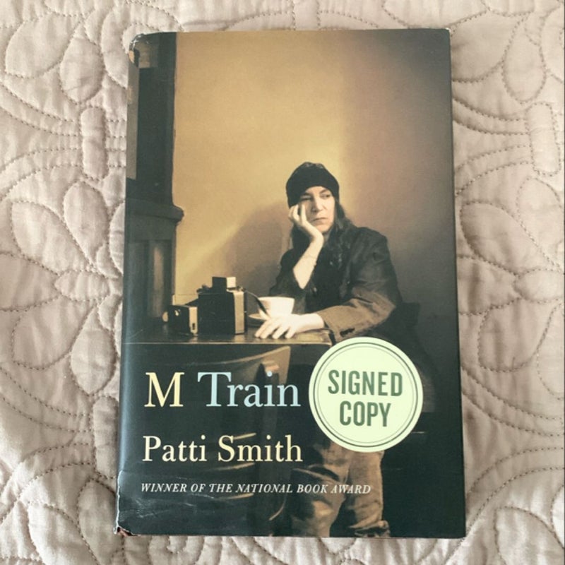 M TRAIN- SIGNED 1st/1st Hardcover!