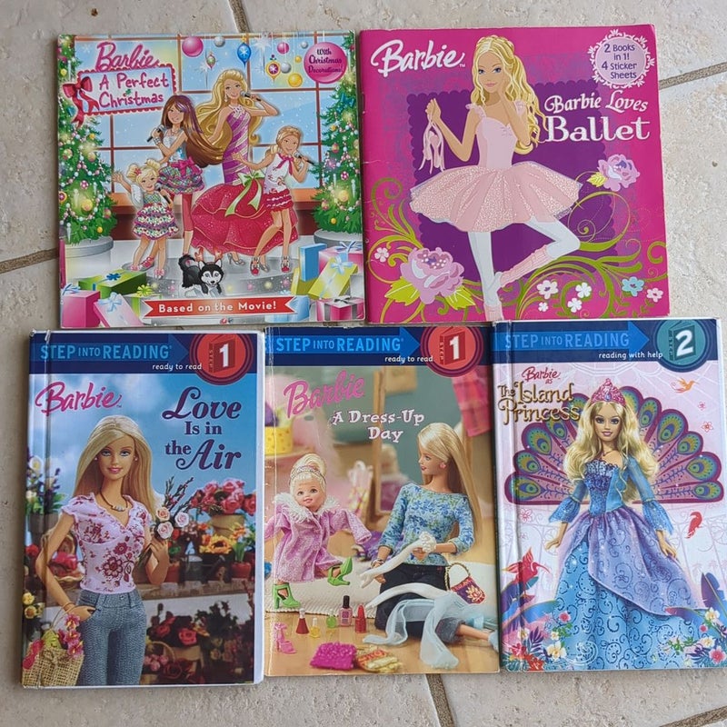 Barbie book clearance set