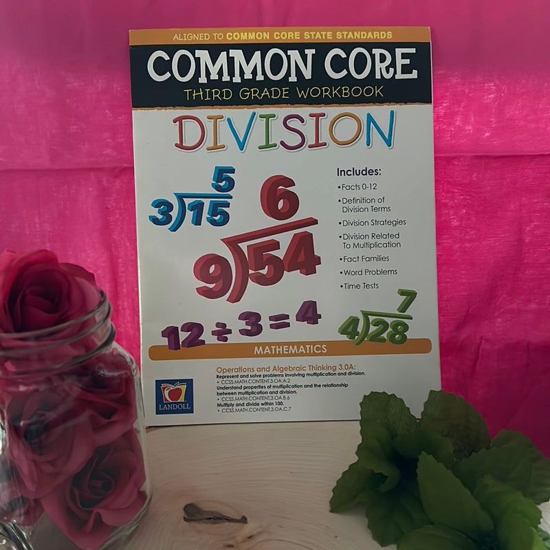 Common Core Third Grade Division Workbook