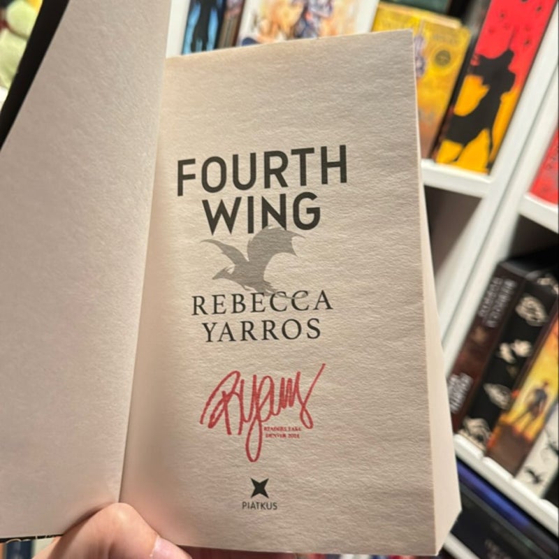 Fourth Wing (signed, UK Edition)