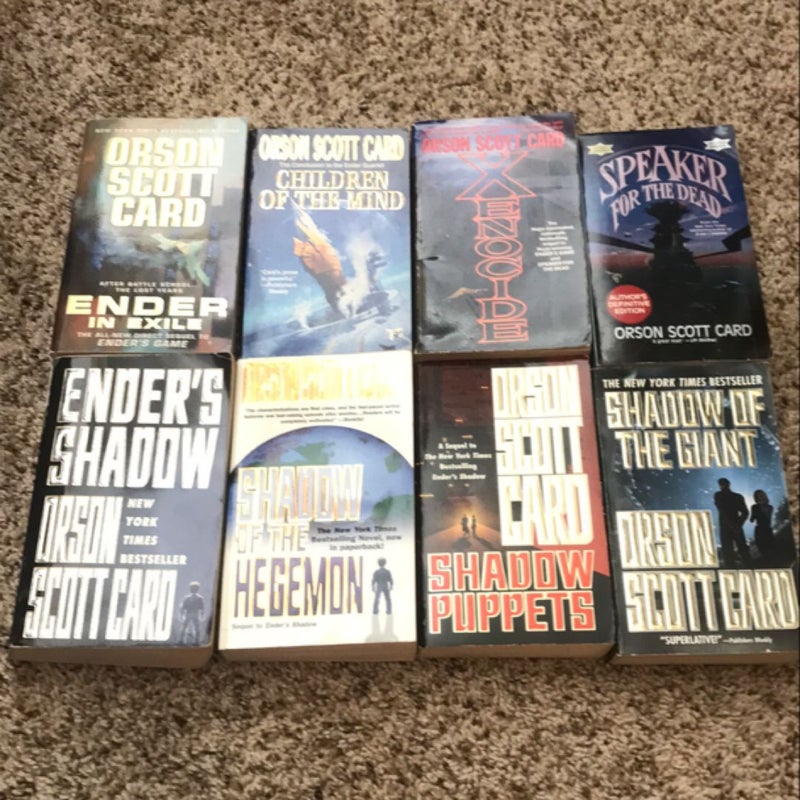 Ender series of 8 books