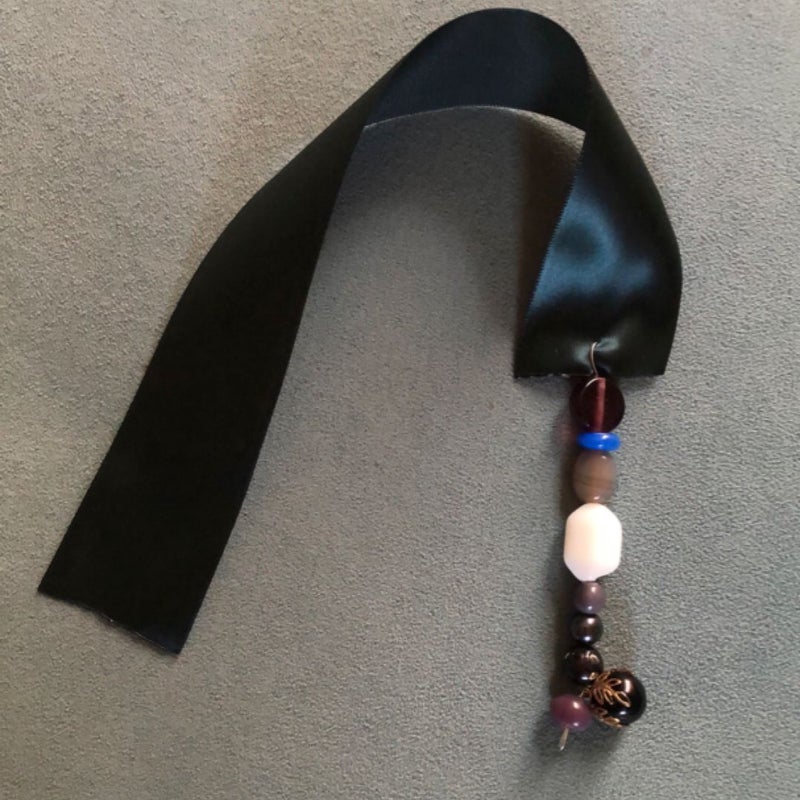 Handmade midnight sky themed bookmark