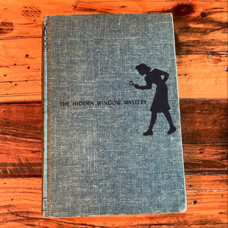 Carolyn Keene THE HIDDEN WINDOW MYSTERY Nancy Drew HC Vintage 1956