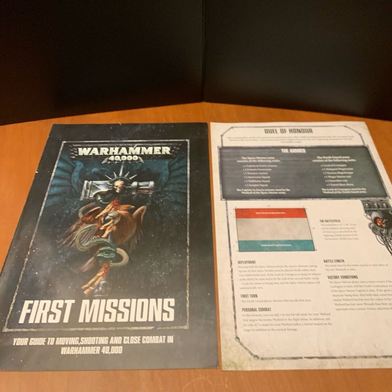 Warhammer 40k Starter Lot: Core Book, Know No Fear, Prophecy of the Wolf, The Edge of Silence, Battle Primers, First Missions