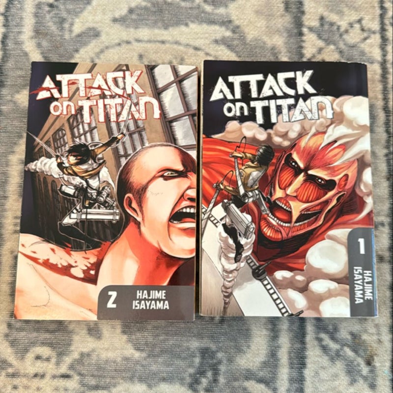 Attack on Titan Volumes 1 & 2 