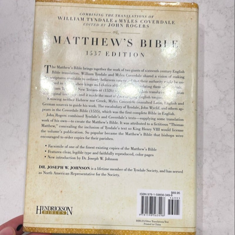 Matthew's Bible