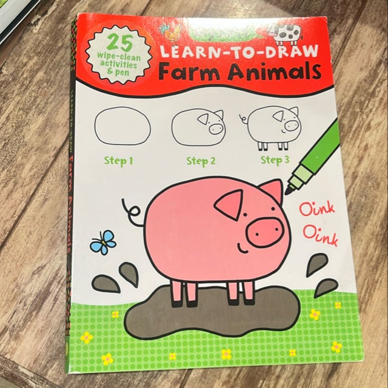 My First Learn-To-Draw: Farm Animals