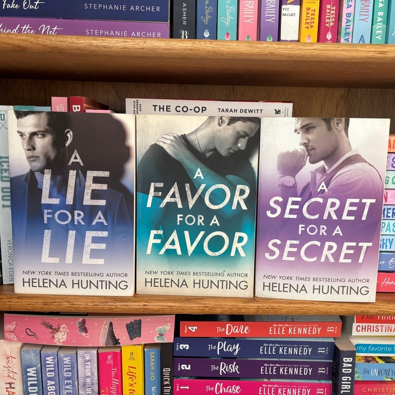 A Lie for a Lie, A Favor for a Favor, & A Secret for a Secret Bundle