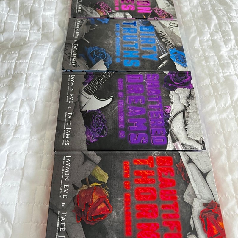 Boys of Bellerose  signed babe editions with sprayed edges  