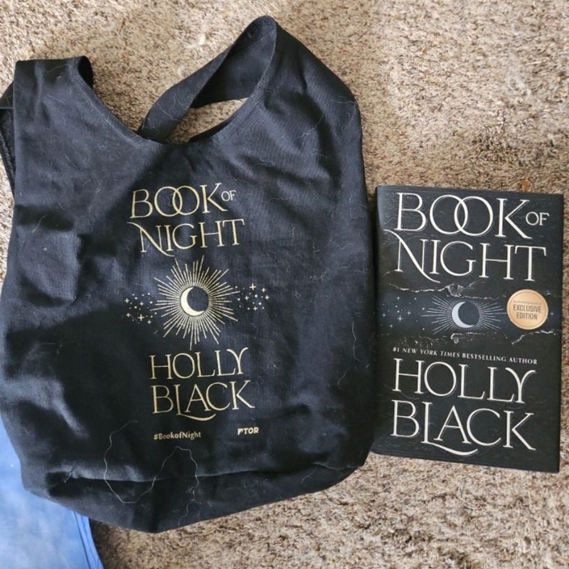 Book of Night with tote