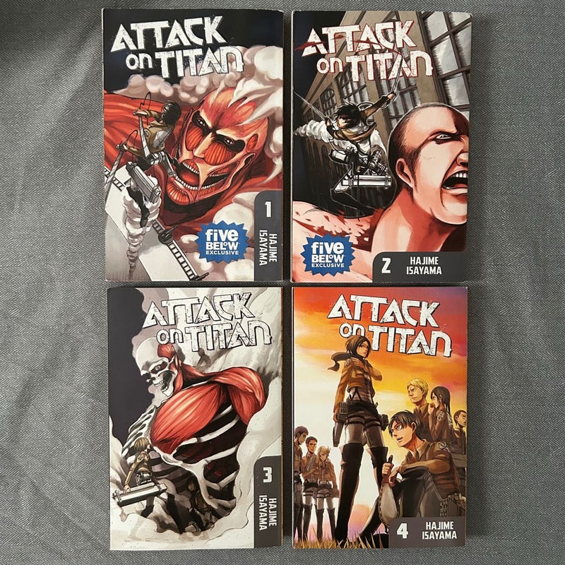 Attack on Titan 1-4