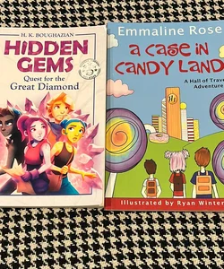 Middle-grade indie bundle: Case in Candy Land and Hidden Gems Quest for the Great Diamond