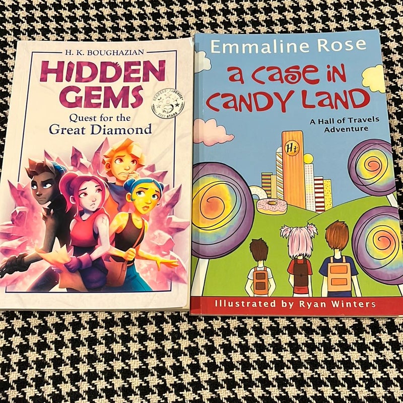 Middle-grade indie bundle: Case in Candy Land and Hidden Gems Quest for the Great Diamond
