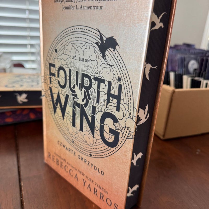 Fourth Wing - Collectors Polish Edition