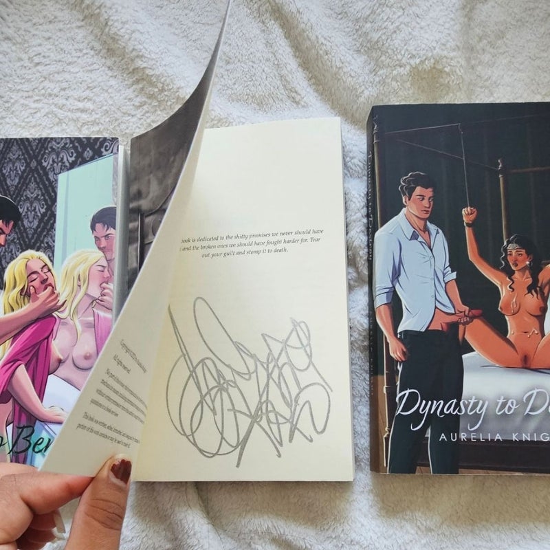 SIGNED Illustrated special edition of Stolen Obsessions Series