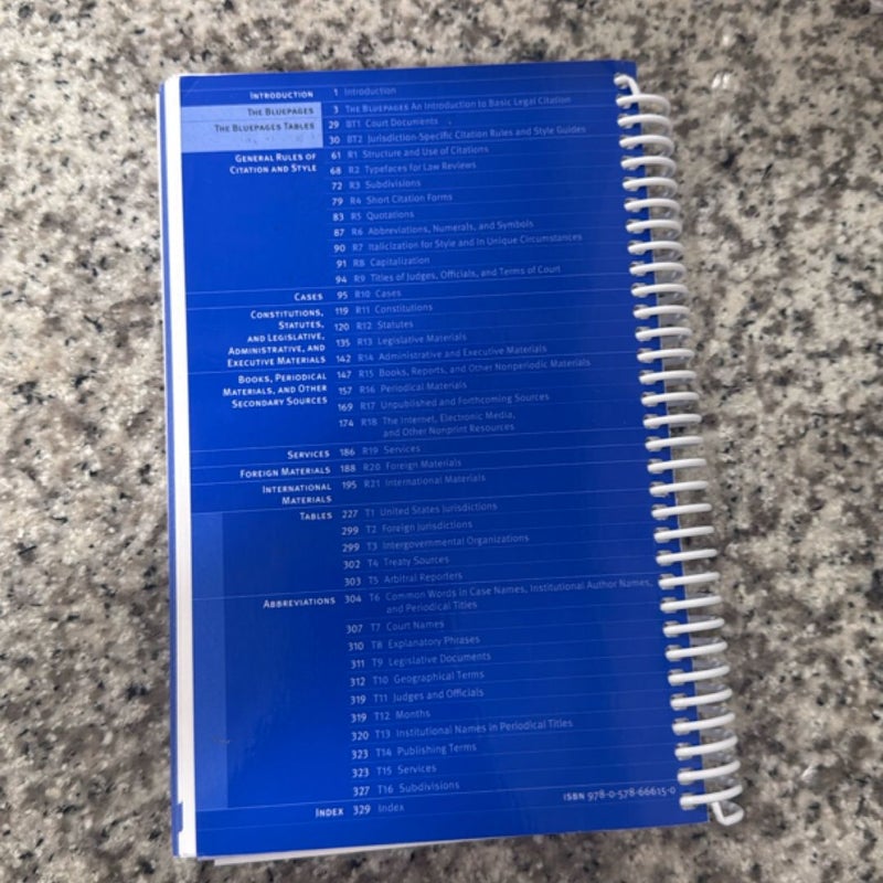 The Bluebook