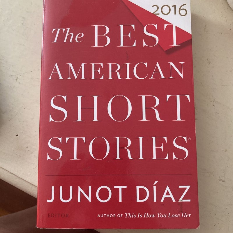 The Best American Short Stories 2016