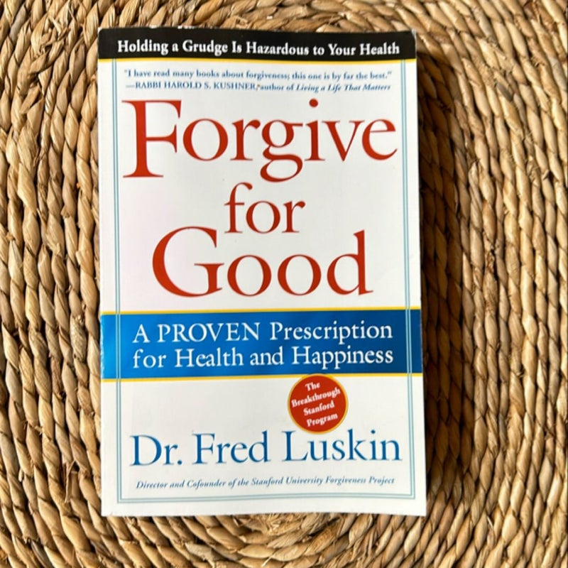 Forgive for Good