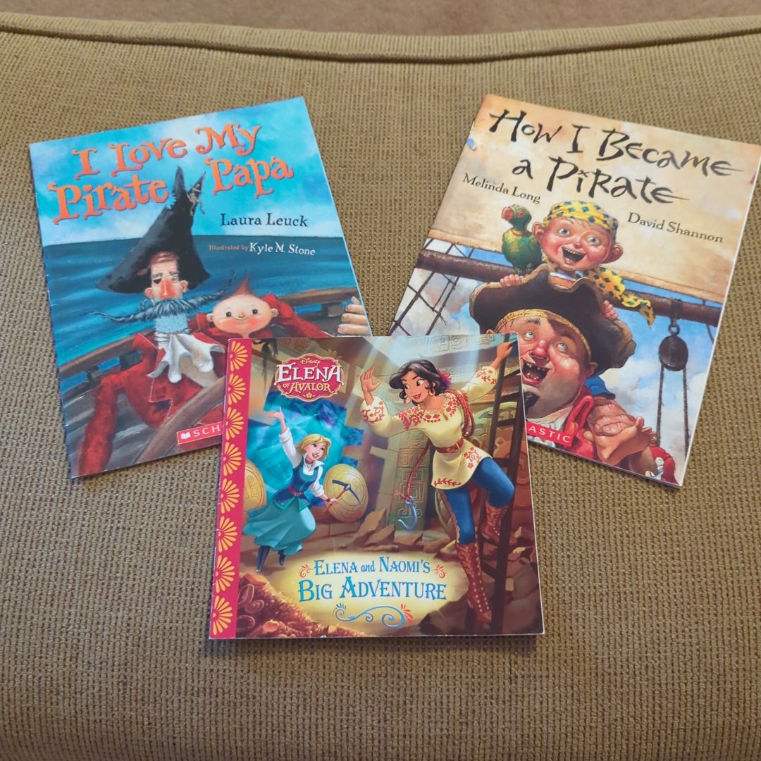 3BookBundle! I Love My Pirate Papa, How I Became a Pirate, Disney Elena of Avalor