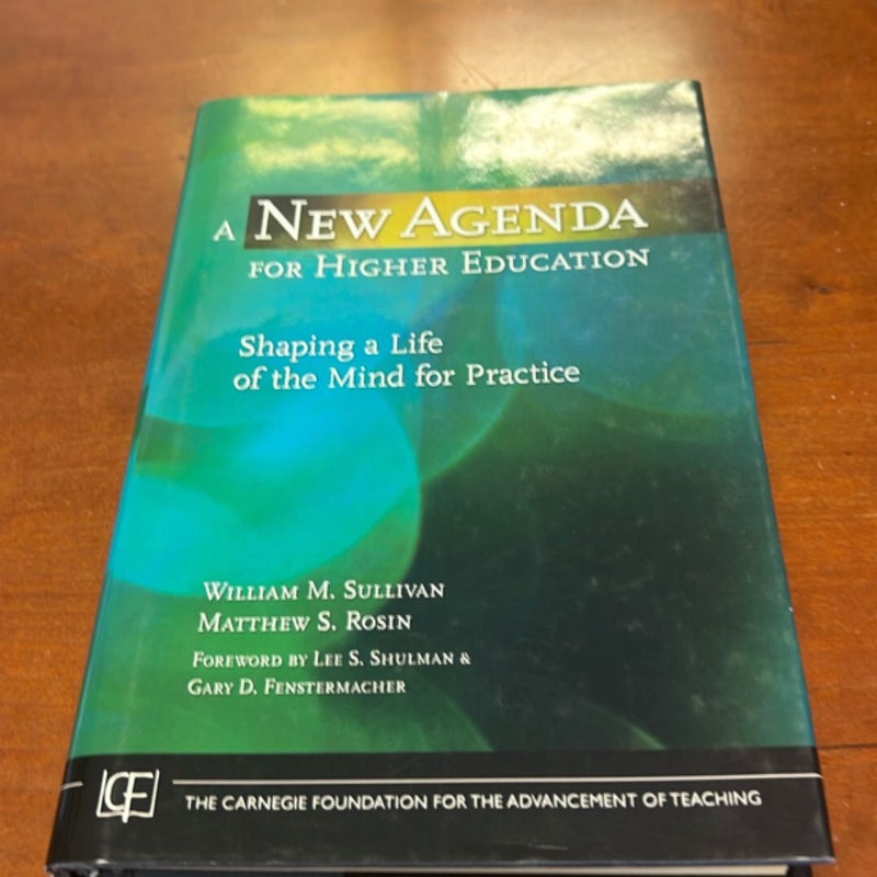 A New Agenda for Higher Education