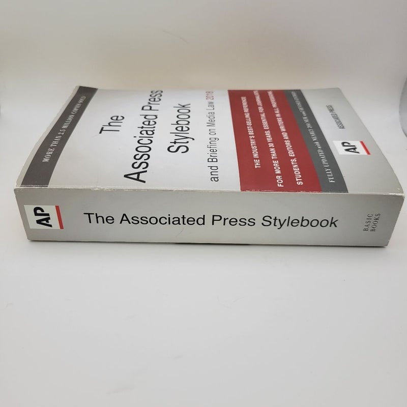 The Associated Press Stylebook 2018