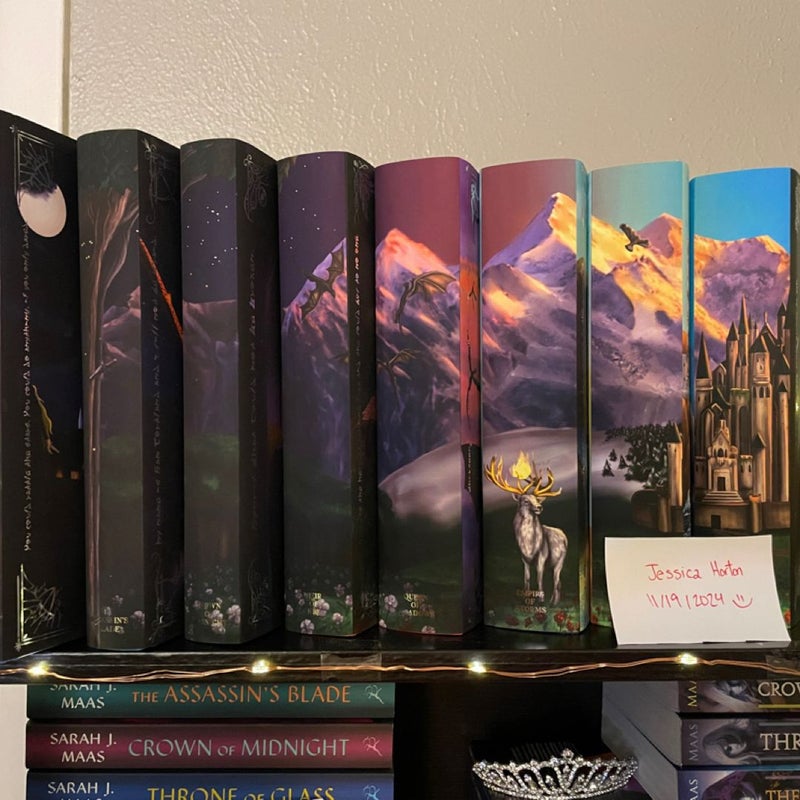 Acrylipics Throne of Glass w/ overlays