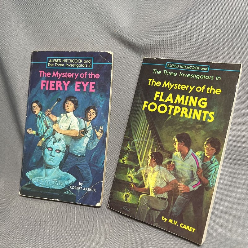Set of 2 Alfred Hitchcock and the Three Investigators Books