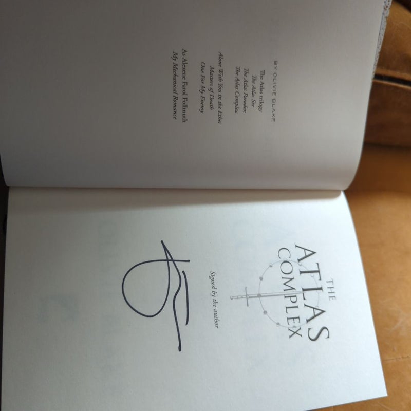 Waterstones exclusives SIGNED Atlas Complex and Atlas Paradox edirions (listing is for BOTH) 